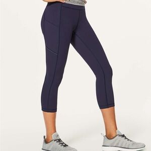 Lululemon Speed Up Crop 21” - Midnight Navy